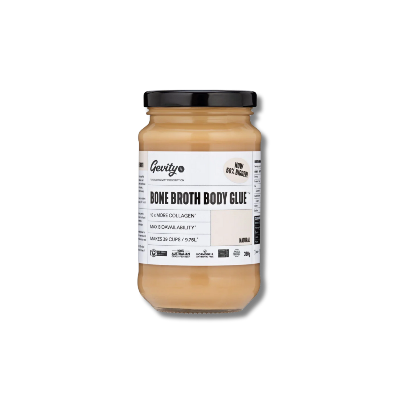 GEVITY RX Bone Broth Body Glue Natural 390g