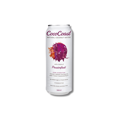 Coco Coast Coconut Water Passionfruit 500ml