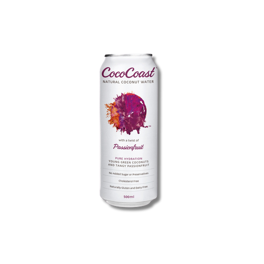 Coco Coast Coconut Water Passionfruit 500ml