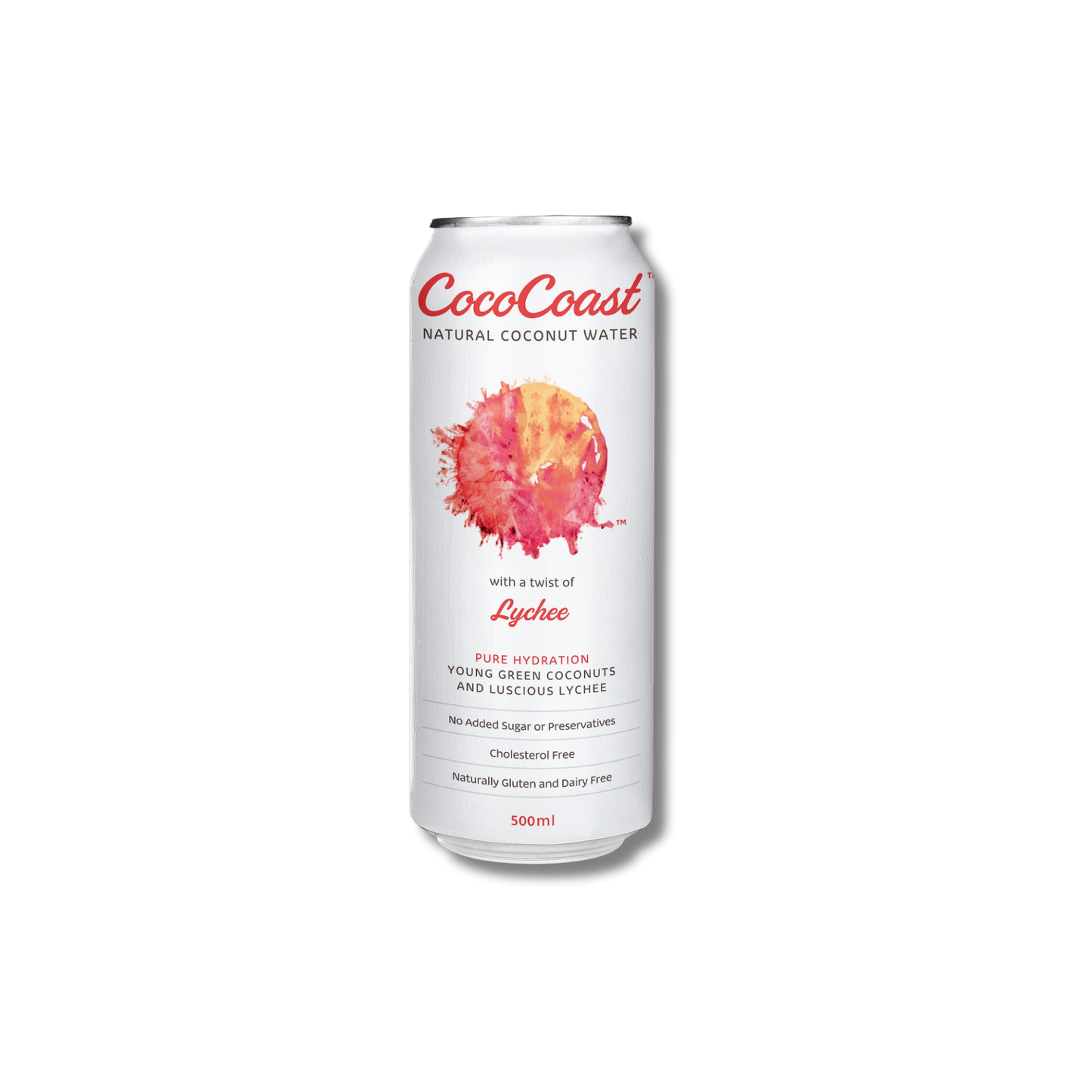 Coco Coast Coconut Water Lychee 500ml