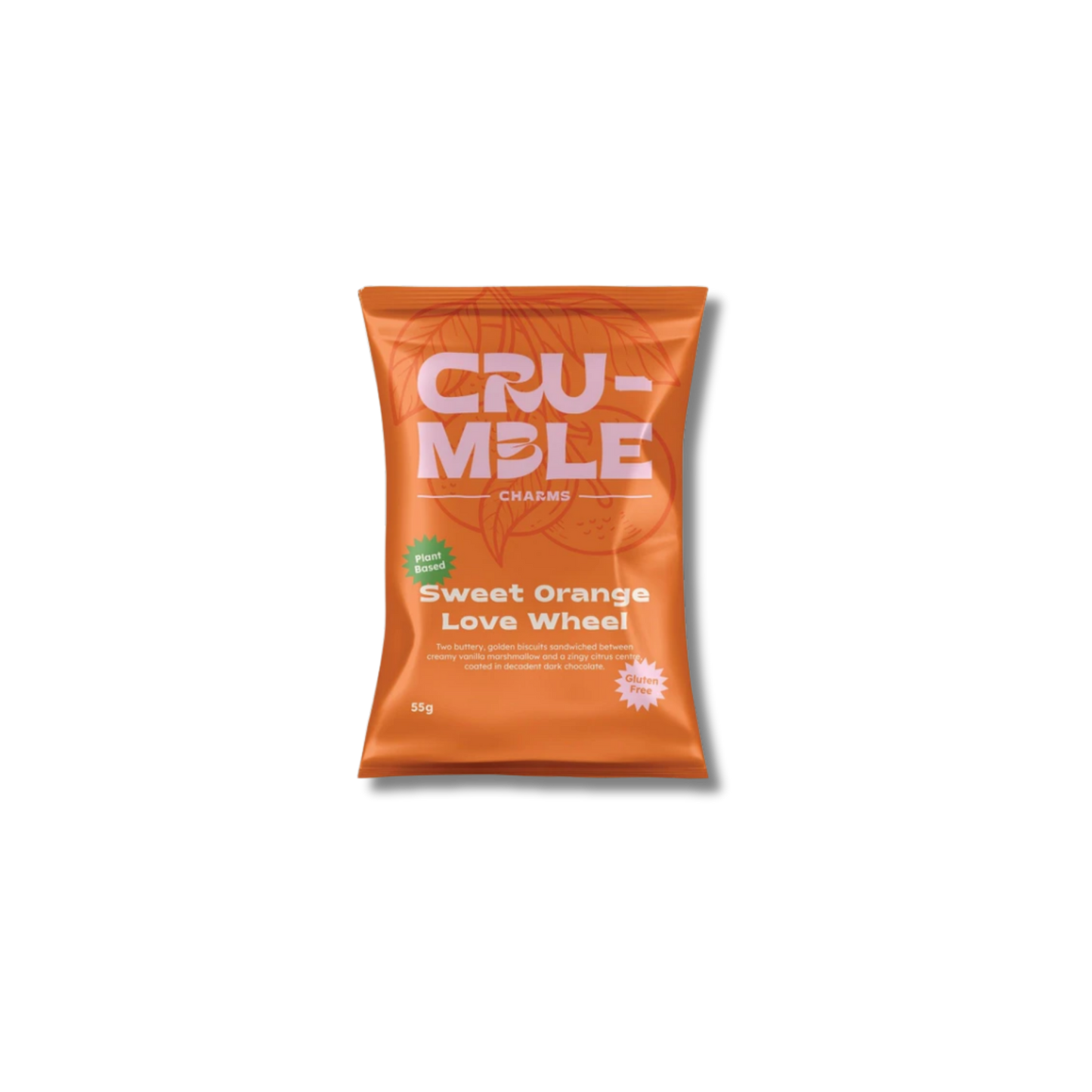 Crumble Charms Sweet Orange Love Wheel 55g