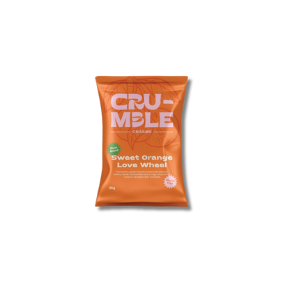 Crumble Charms Sweet Orange Love Wheel 55g