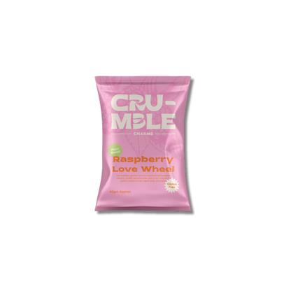 Crumble Charms Raspberry Love Wheel 55g