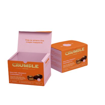 Crumble Charms Salted Peanut Caramello Bar 2 pack