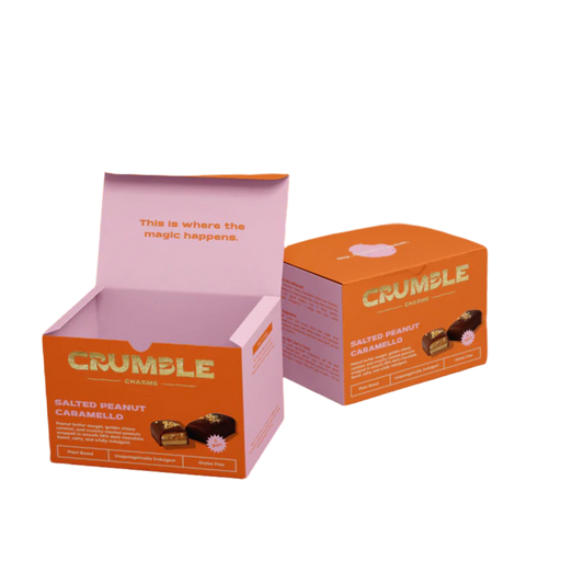 Crumble Charms Salted Peanut Caramello Bar 2 pack