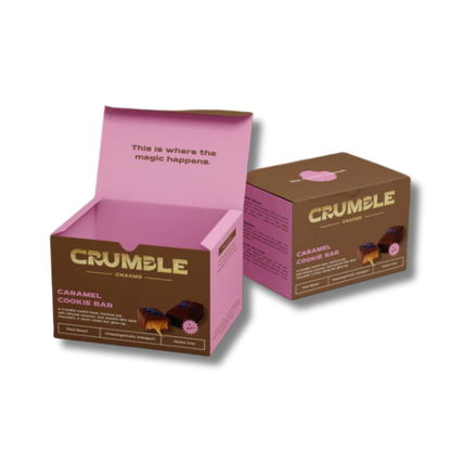 Crumble Charms Caramel Cookie Bar 2 pack