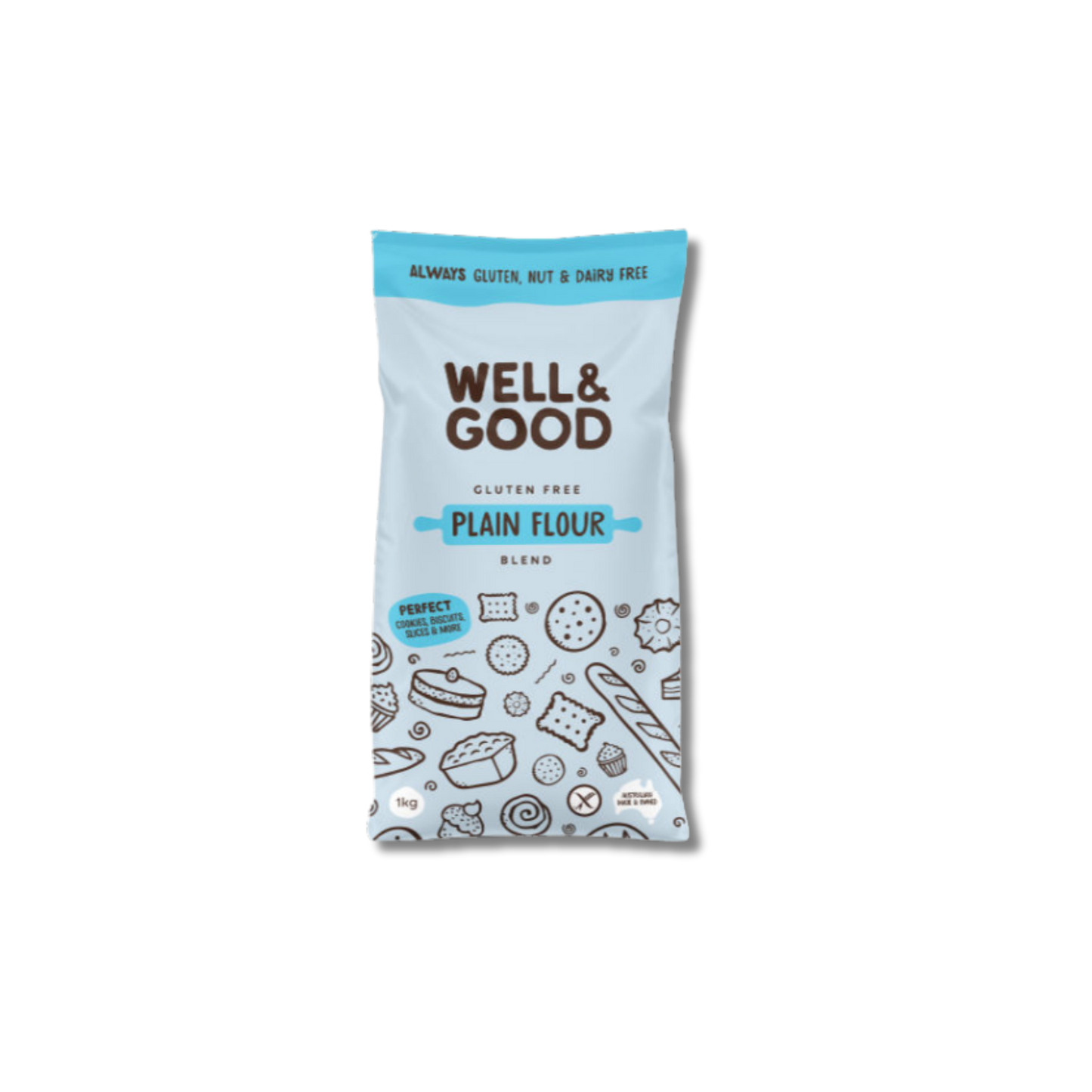 Well & Good Gluten Free Plain Flour 1kg