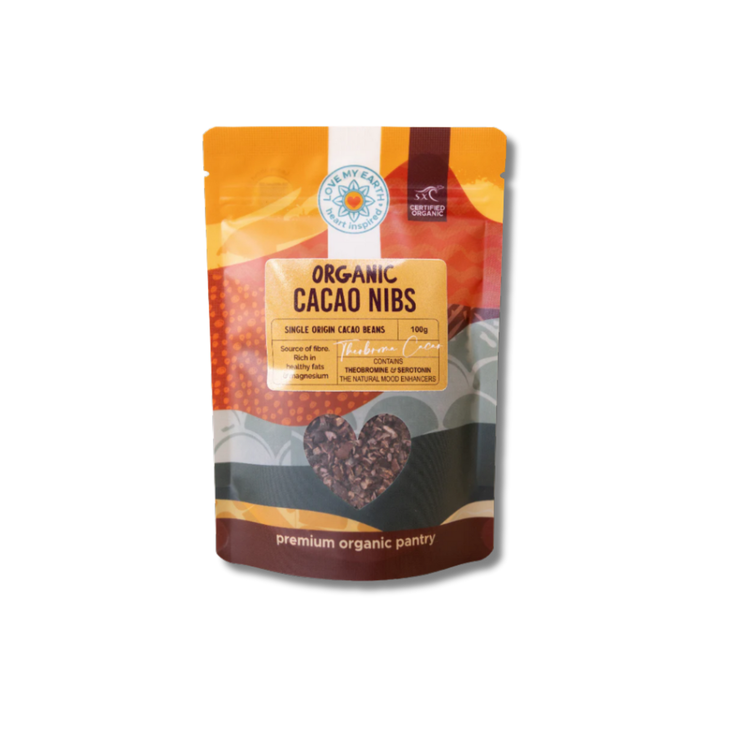 Love My Earth Organic Cacao Nibs 100g