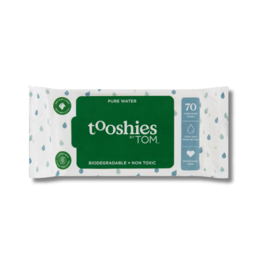 Tooshies Pure Water Wet Wipes 70 pack