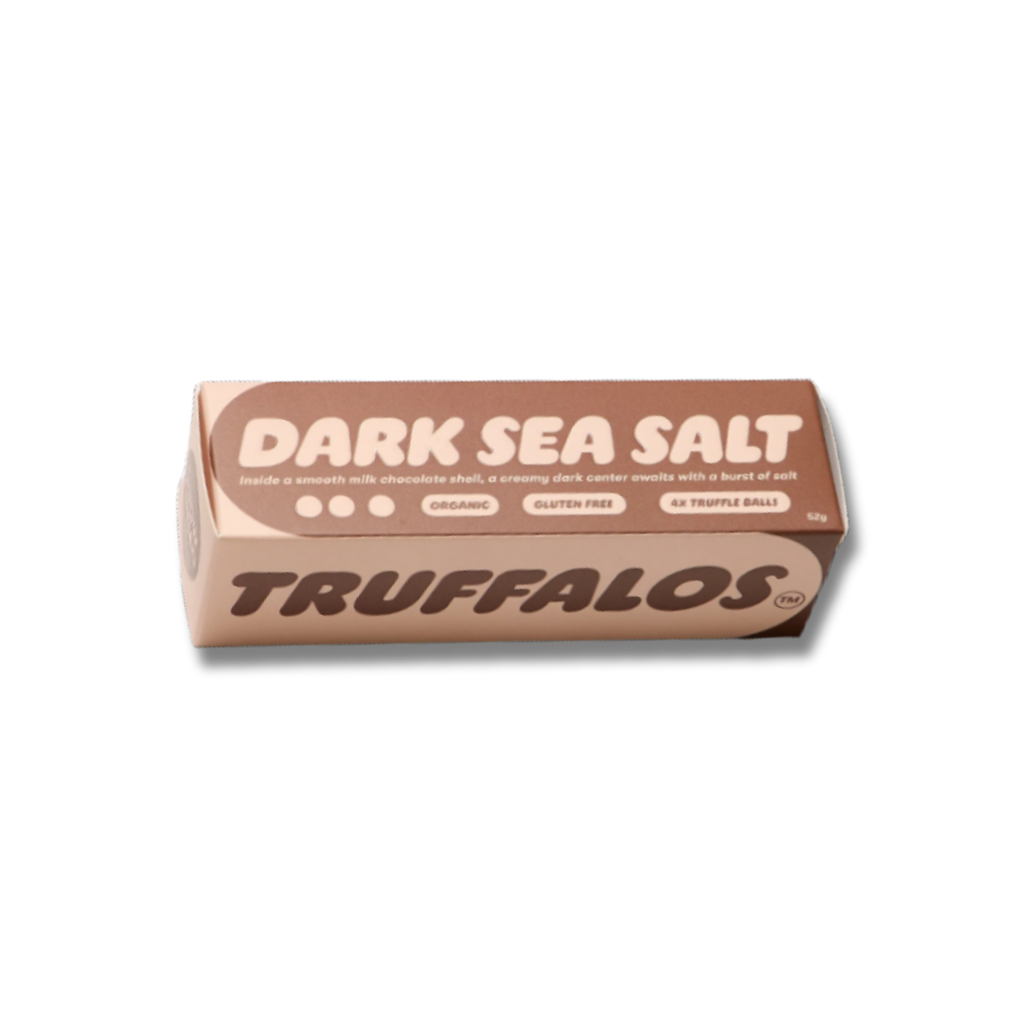 Chow Cacao Milk Dark Sea Salt Truffalos 4 pack 52g