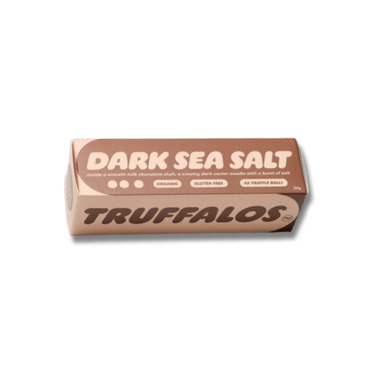 Chow Cacao Milk Dark Sea Salt Truffalos 4 pack 52g
