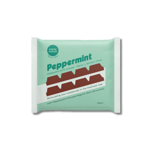 Chow Cacao Peppermint Bar 60g