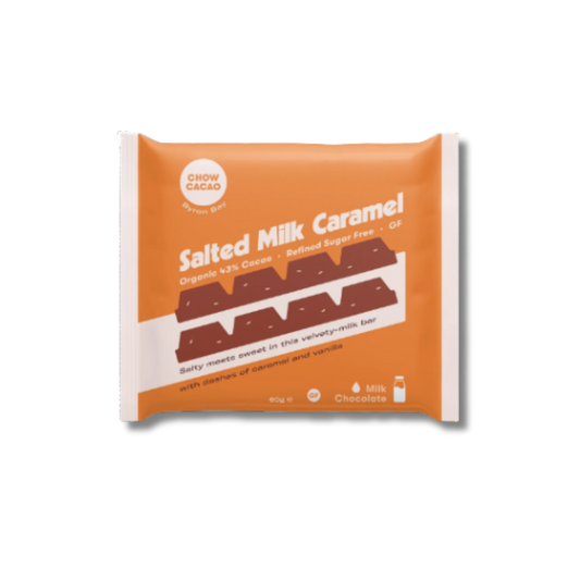 Chow Cacao Salted Milk Caramel Bar 60g