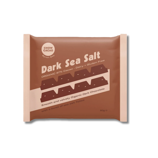 Chow Cacao Dark Sea Salt Bar 60g