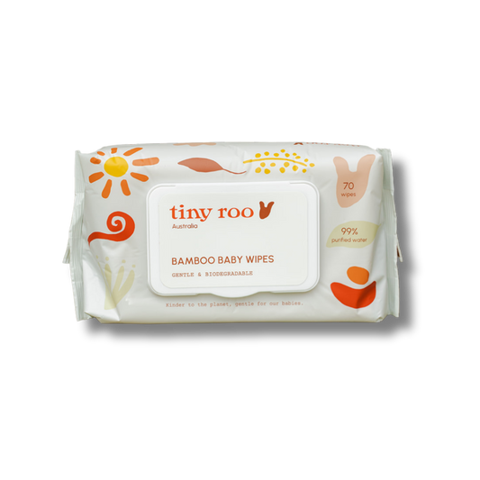 Tiny Roo Bamboo Baby Wipes 70 pack