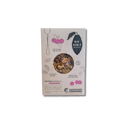Nib + Noble Organic Nourish Granola with Cranberries 430g