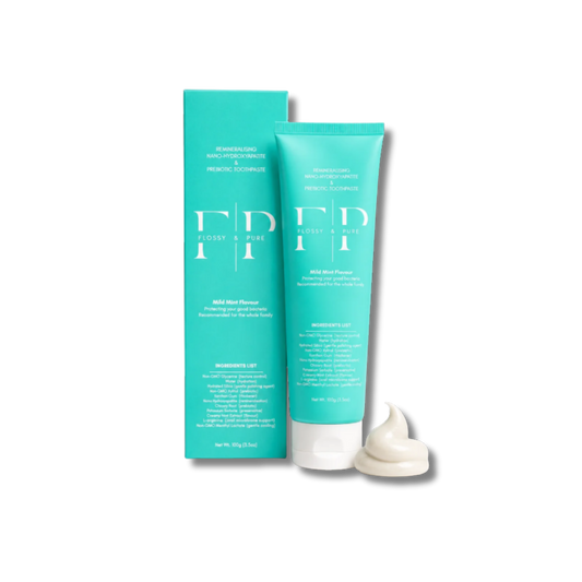 Flossy & Pure Nano-Hydroxyapatite Toothpaste, Mild Mint 100g