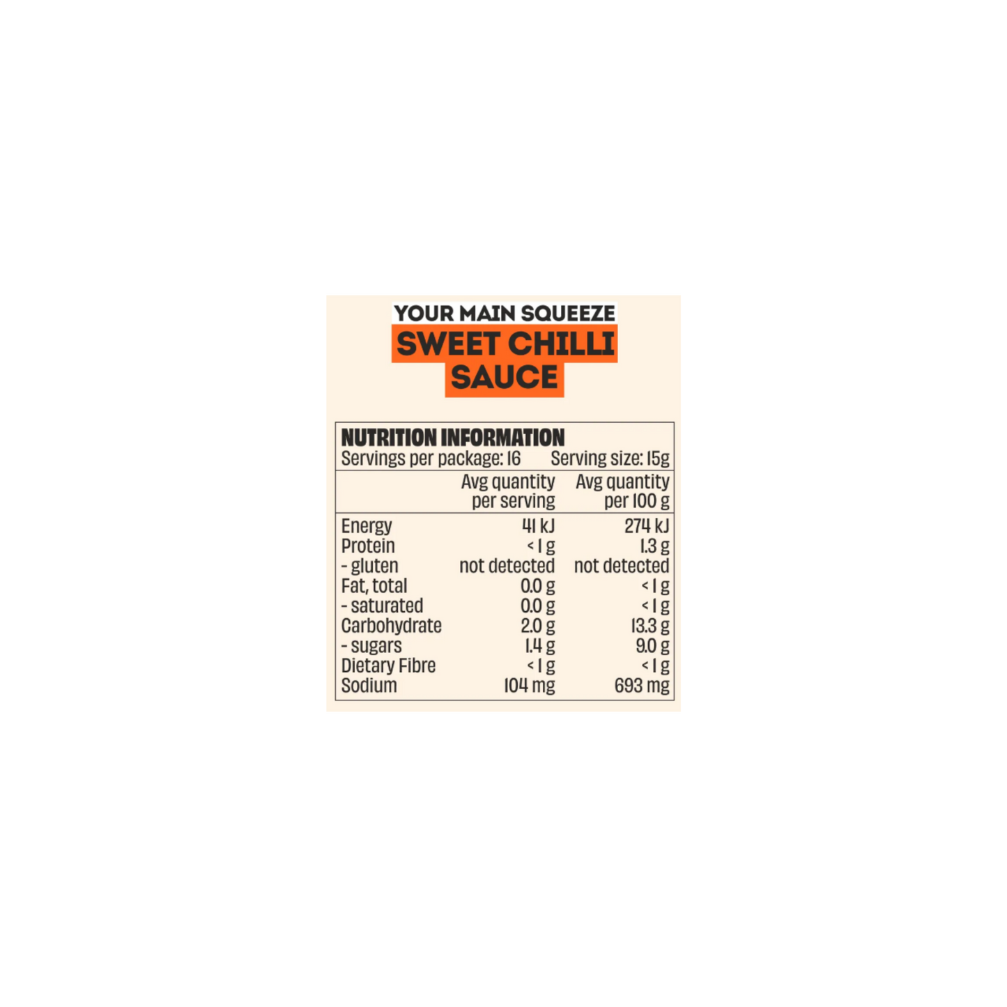 Mingle Sweet Chilli Sauce 250g