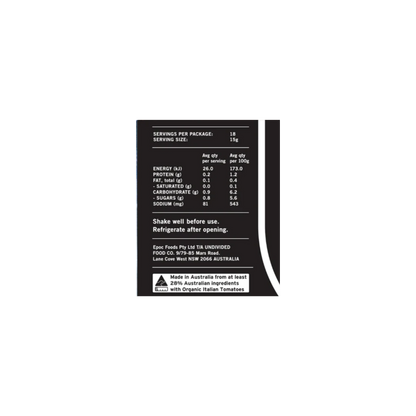 Undivided Food Co Tomato Ketchup 270g