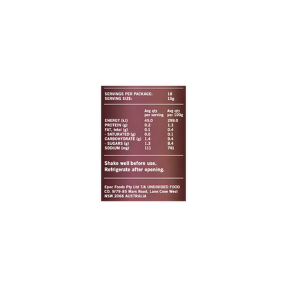 Undivided Food Co. BBQ Sauce 270g