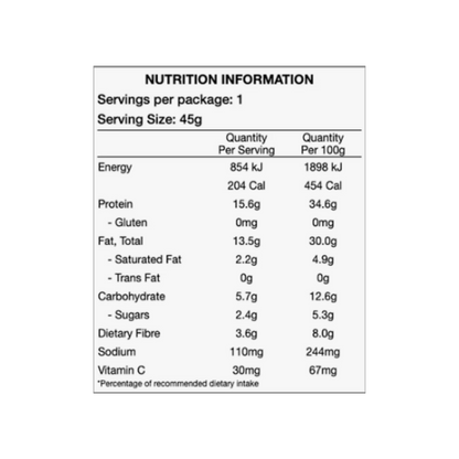 Chief Collagen Protein Hazelnut Brownie Bar 45g