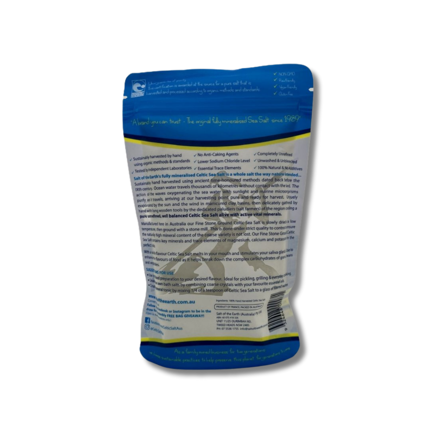Salt of the Earth Fine Celtic Salt 250g