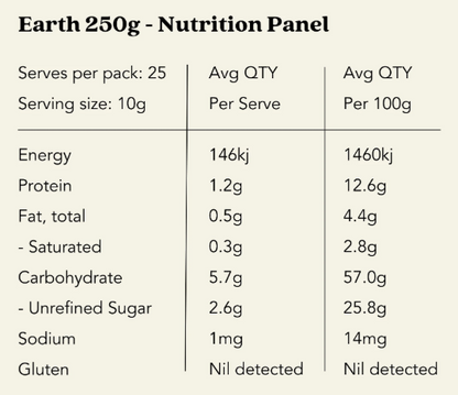 Sacred Taste Earth: Original Cacao 250g