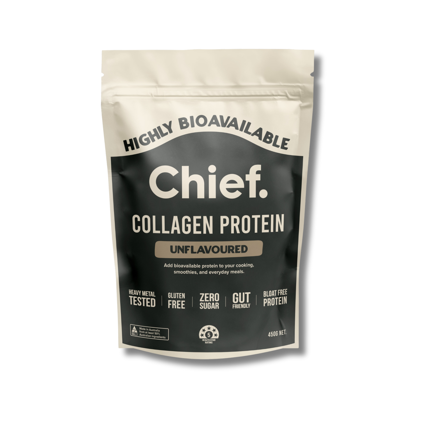 Chief Collagen Protein Powder Unflavoured 450g
