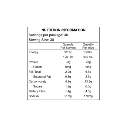 Chief Whey Vanilla Protein Powder 900g