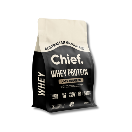 Chief Whey Unflavoured Protein Powder 900g