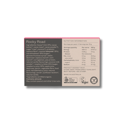 Pana Organic Chocolate Rocky Road 45g
