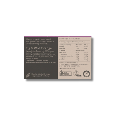 Pana Organic Chocolate Fig and Wild Orange 45g