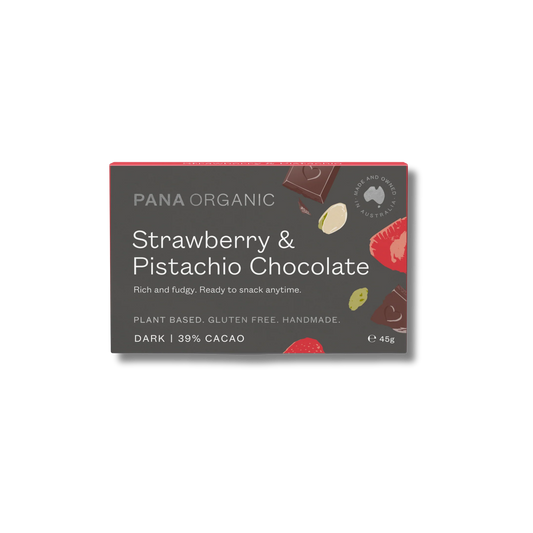 Pana Organic Chocolate Strawberry & Pistachio 45g