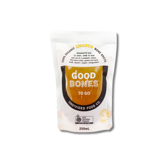Undivided Food Co 100% Organic Chicken Bone Broth 250mL