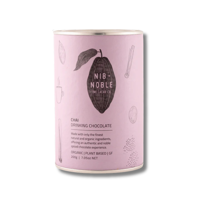 Nib + Noble Chai Organic Drinking Chocolate 200g