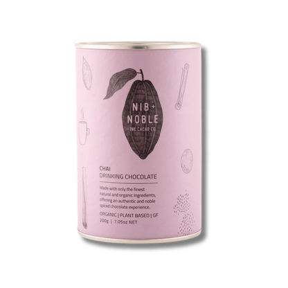 Nib + Noble Chai Organic Drinking Chocolate 200g