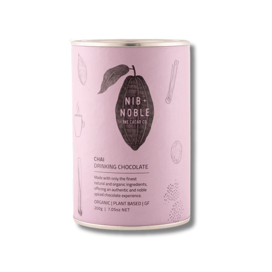 Nib + Noble Chai Organic Drinking Chocolate 200g