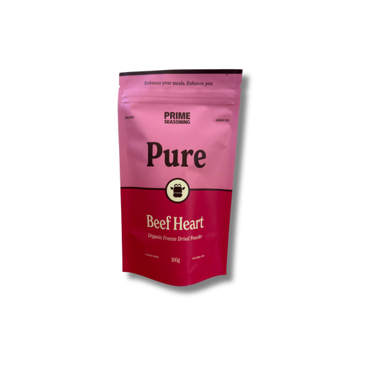Prime Seasoning Pure Organic Beef Heart Powder 100g