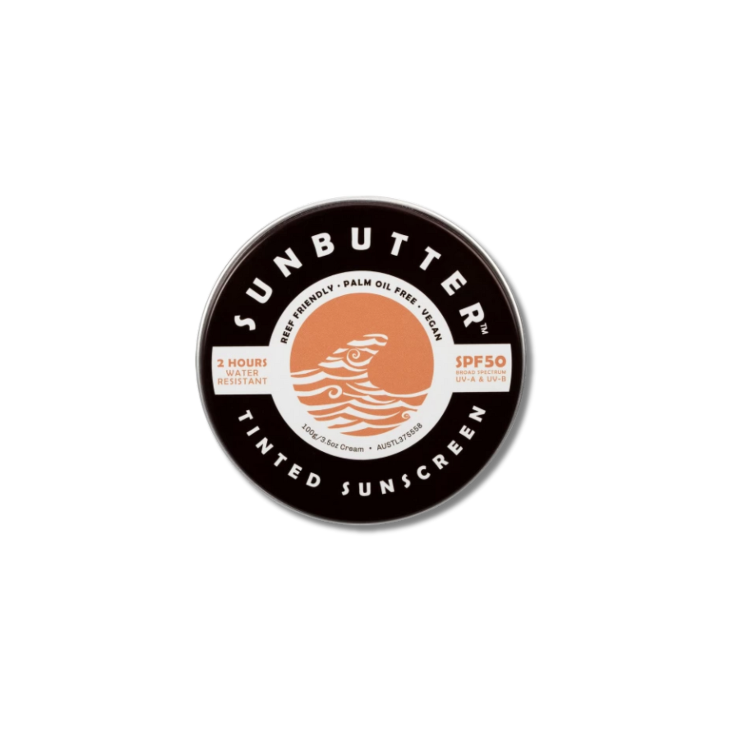 SunButter Tinted SPF50 Reef Safe Face Sunscreen