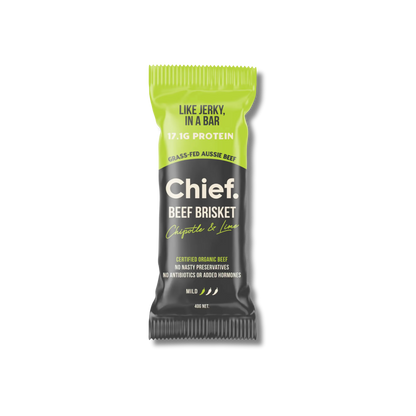 Chief Organic Mexican (Chipotle & Lime) Beef Bar 40g