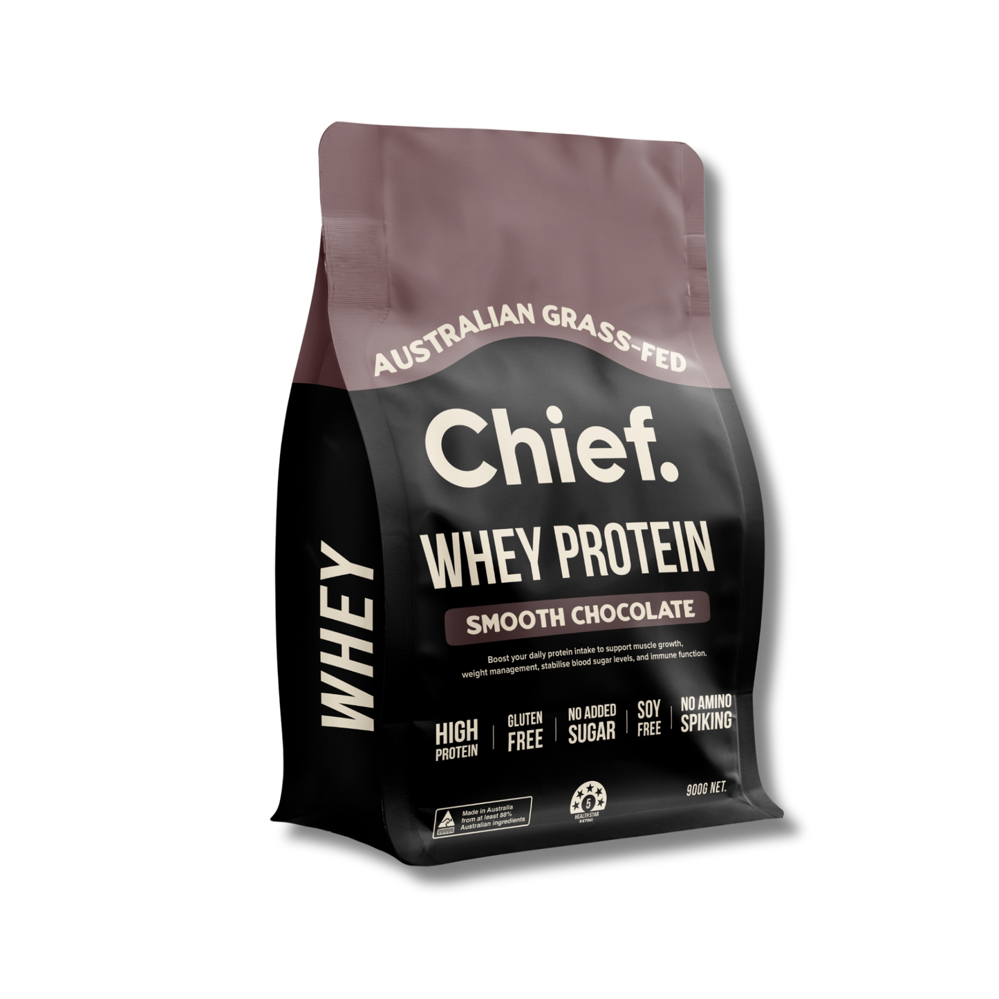 Chief Whey Protein Powder - Smooth Chocolate 900g